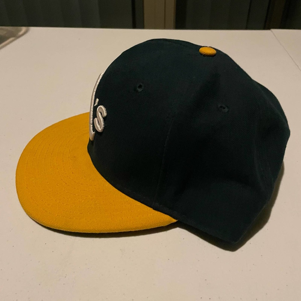 Oakland Athletics A's MLB x New Era 59Fifty Fitted Hat Cap Adult Size 7 5/8 - Picture 3 of 8